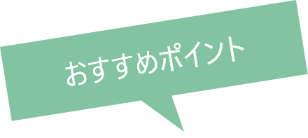 おすすめポイント